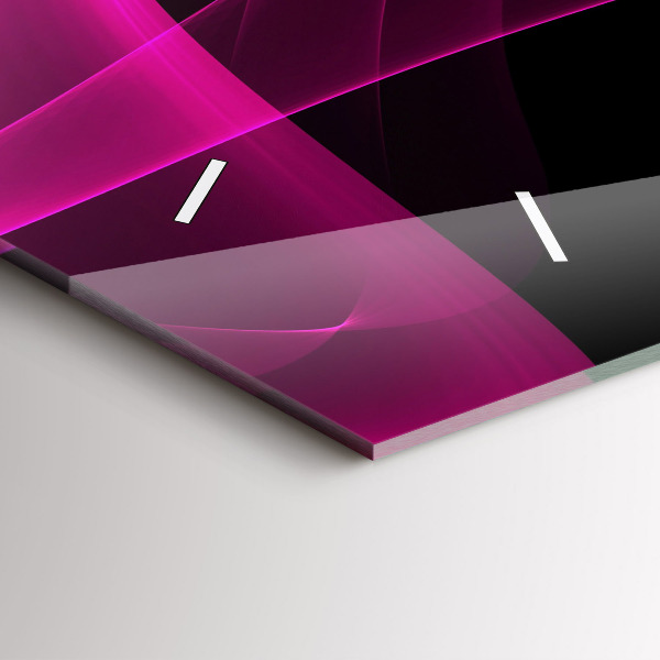 Vízszintes üvegóra Rózsaszín absztrakció