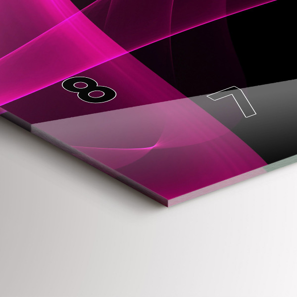 Vízszintes üvegóra Rózsaszín absztrakció