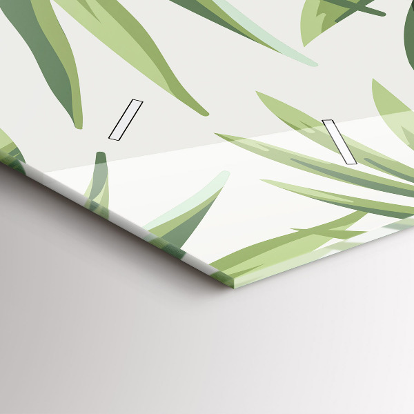 Vízszintes üvegóra Trópusi minta