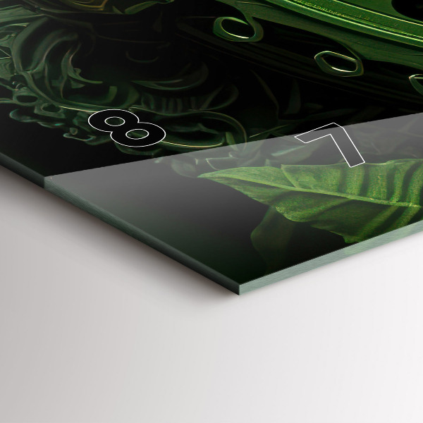 Vízszintes üvegóra Zöld mechanizmus