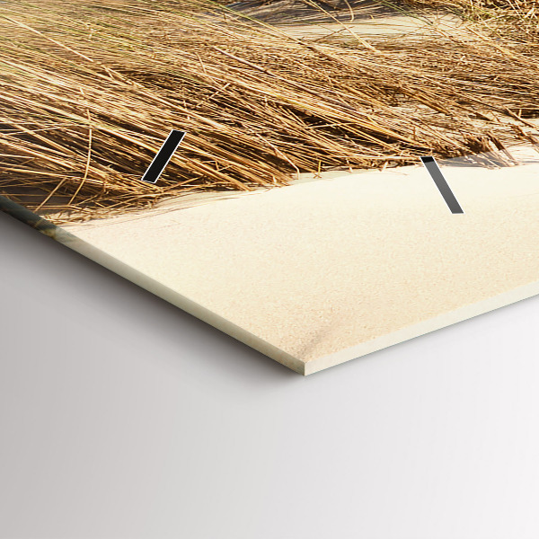 Vízszintes üvegóra Kilátás a tengerpartra