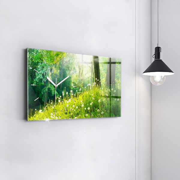 Vízszintes üvegóra Tavaszi természet