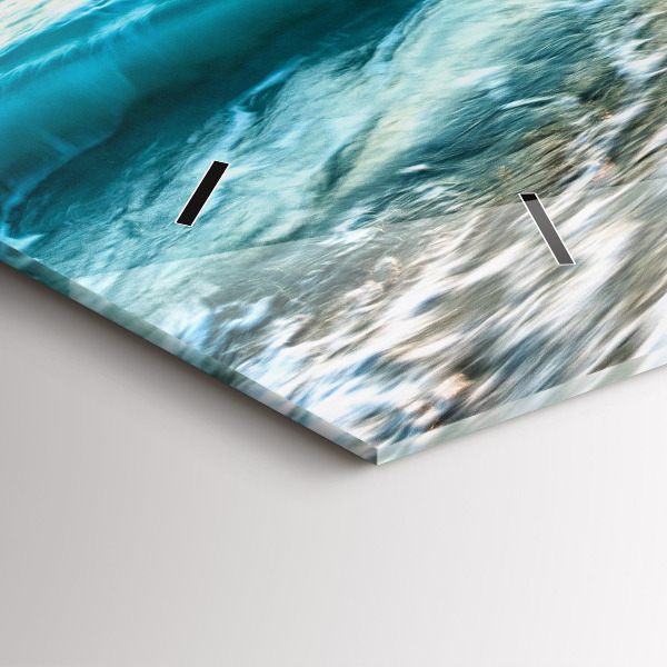 Vízszintes üvegóra Strand, tenger és homok