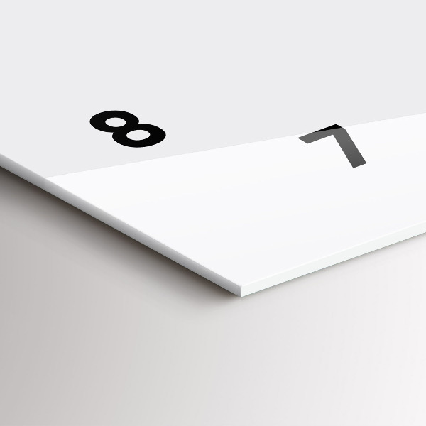 Vízszintes üvegóra Piros sarkú