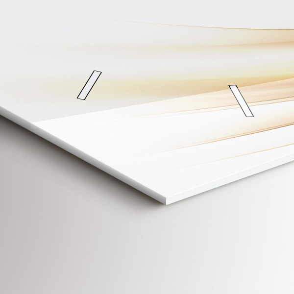 Vízszintes üvegóra Arany absztrakció