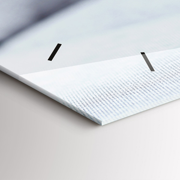 Vízszintes üvegóra Macska a kanapén