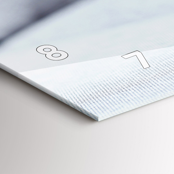 Vízszintes üvegóra Macska a kanapén