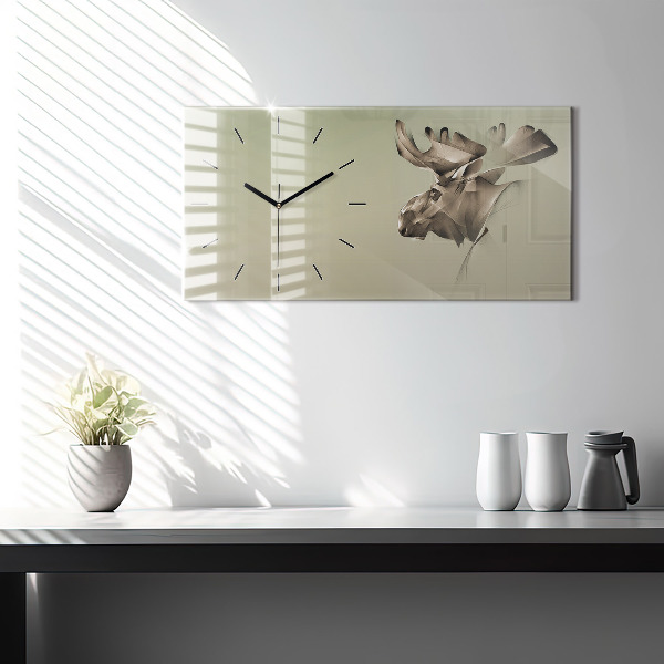 Vízszintes üvegóra Grafikus jávorszarvas