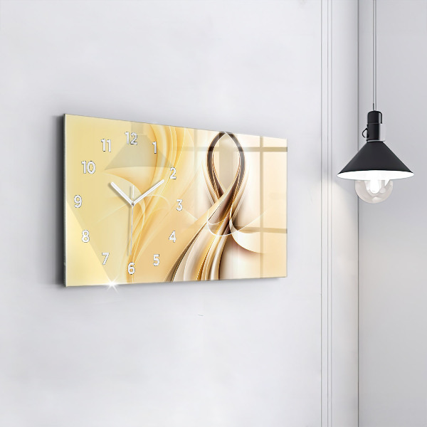 Vízszintes üvegóra Absztrakciós hullámok