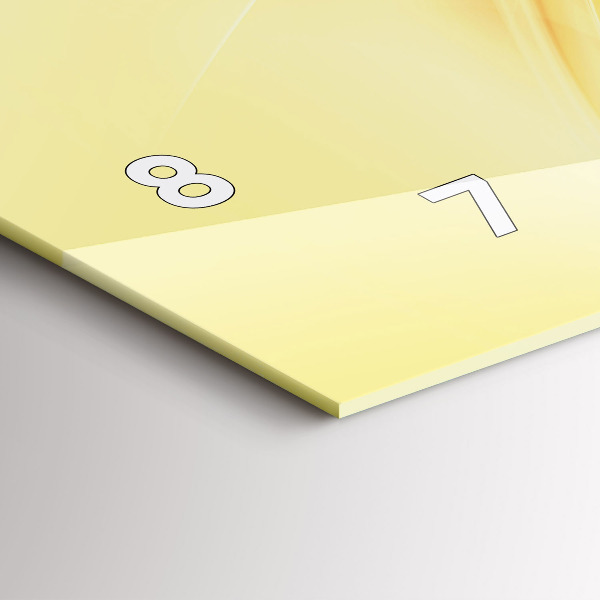 Vízszintes üvegóra Absztrakciós hullámok