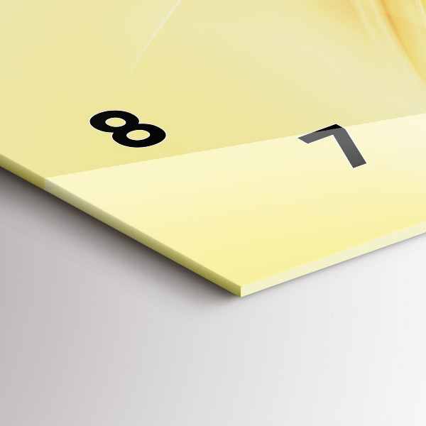 Vízszintes üvegóra Absztrakciós hullámok