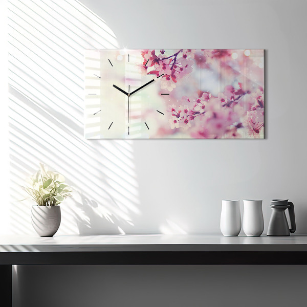 Vízszintes üvegóra Tavaszi virágok