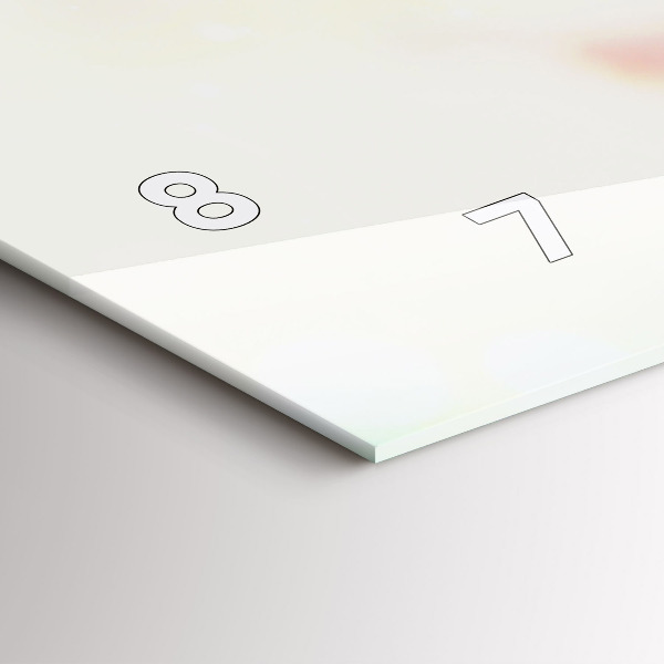 Vízszintes üvegóra Tavaszi virágok