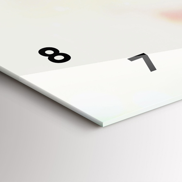 Vízszintes üvegóra Tavaszi virágok