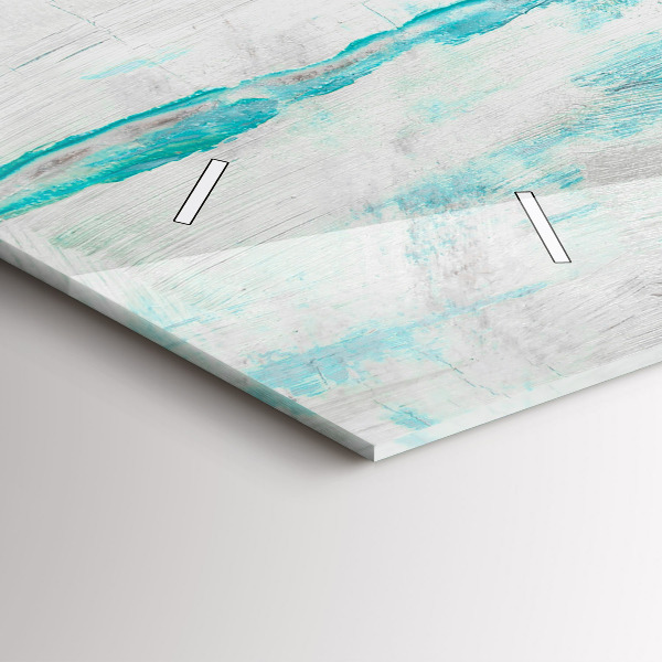 Vízszintes üvegóra Olaj textúra absztrakt