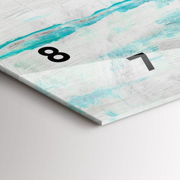 Vízszintes üvegóra Olaj textúra absztrakt