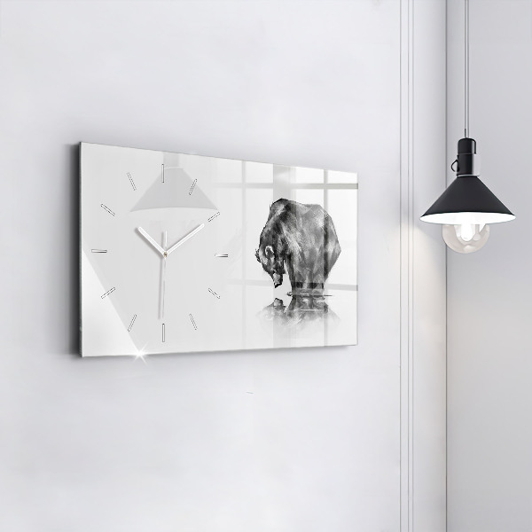 Vízszintes üvegóra Rajzfilm medve