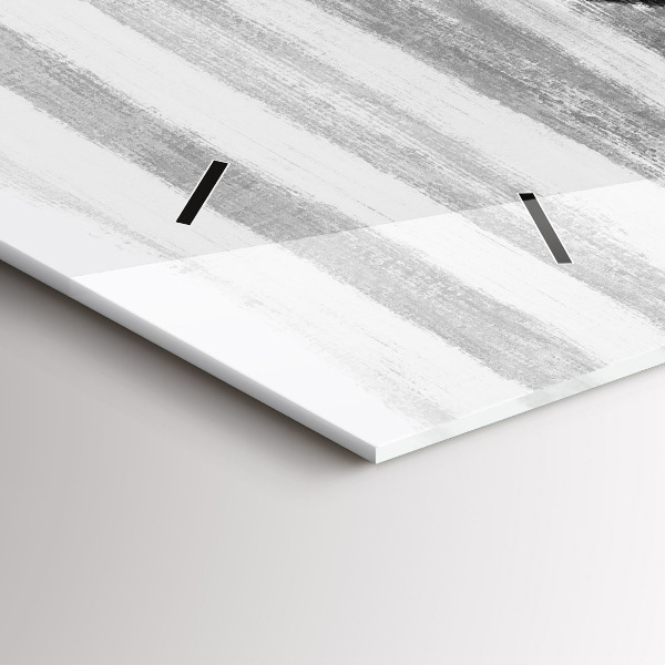 Vízszintes üvegóra Fekete-fehér nő