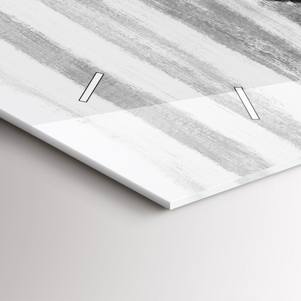 Vízszintes üvegóra Fekete-fehér nő