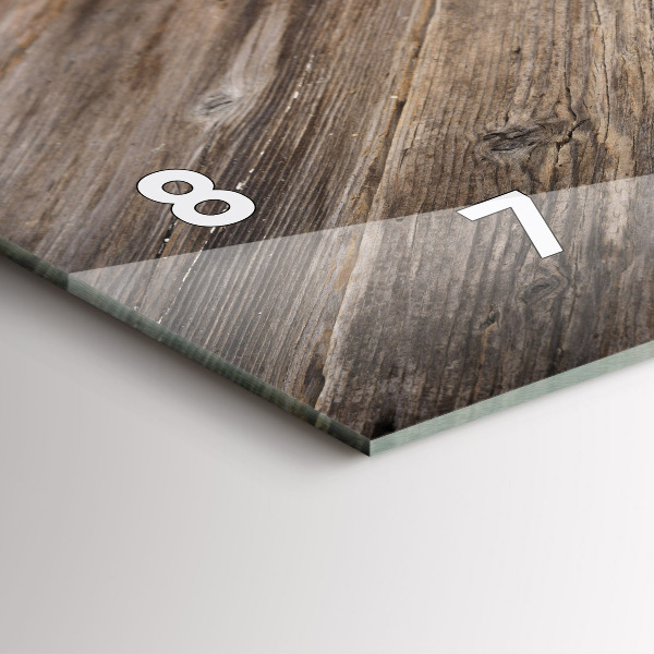 Vízszintes üvegóra Olaszország kulináris szíve