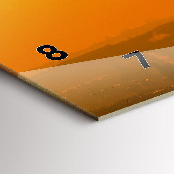 Vízszintes üvegóra Kilátás a brünni katedrálisra