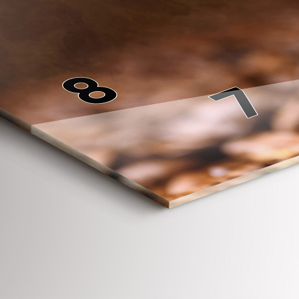 Vízszintes üvegóra Kávébab