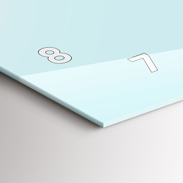 Vízszintes üvegóra Vicces macska szemüveggel