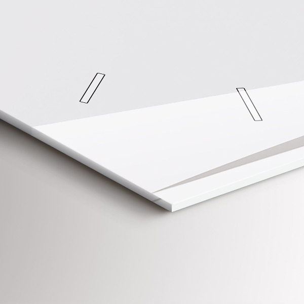 Vízszintes üvegóra Absztrakt levelek