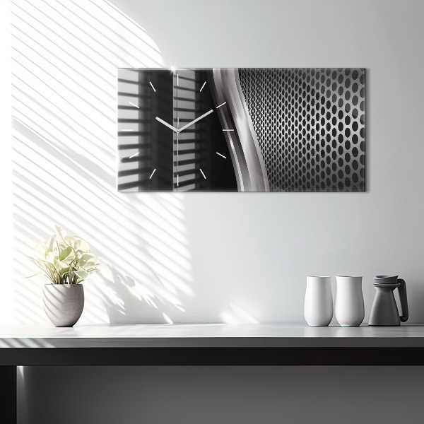 Vízszintes üvegóra Black metal absztrakció