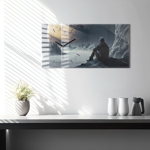 Vízszintes üvegóra Ember Űrbolygó