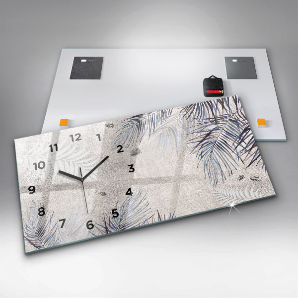 Vízszintes üvegóra Pálmalevél