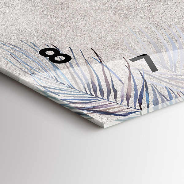 Vízszintes üvegóra Pálmalevél