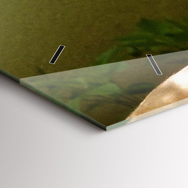 Vízszintes üvegóra Oroszlán portréja