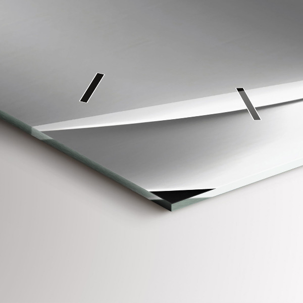 Vízszintes üvegóra Ezüst absztrakció