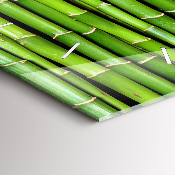 Szögletes fali üvegóra Ázsiai bambusz