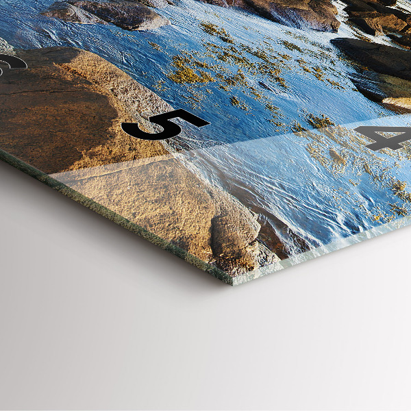 Szögletes fali üvegóra Annisquam világítótorony