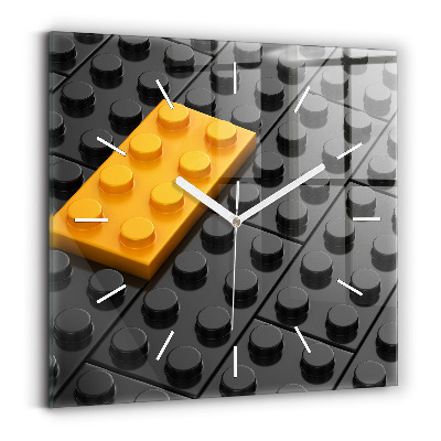 Szögletes fali üvegóra Játék blokkok