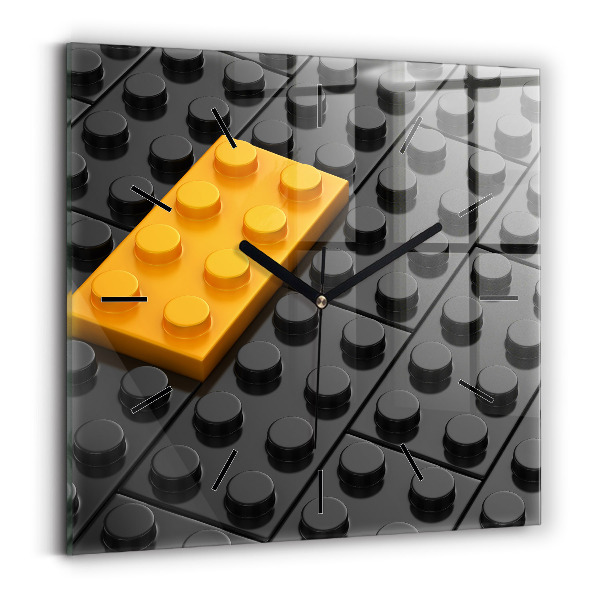 Szögletes fali üvegóra Játék blokkok