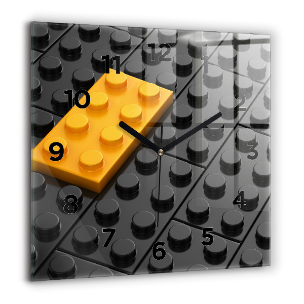 Szögletes fali üvegóra Játék blokkok