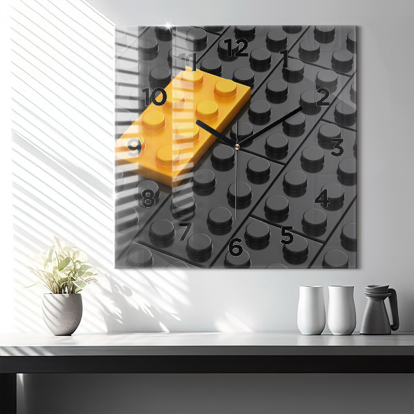 Szögletes fali üvegóra Játék blokkok