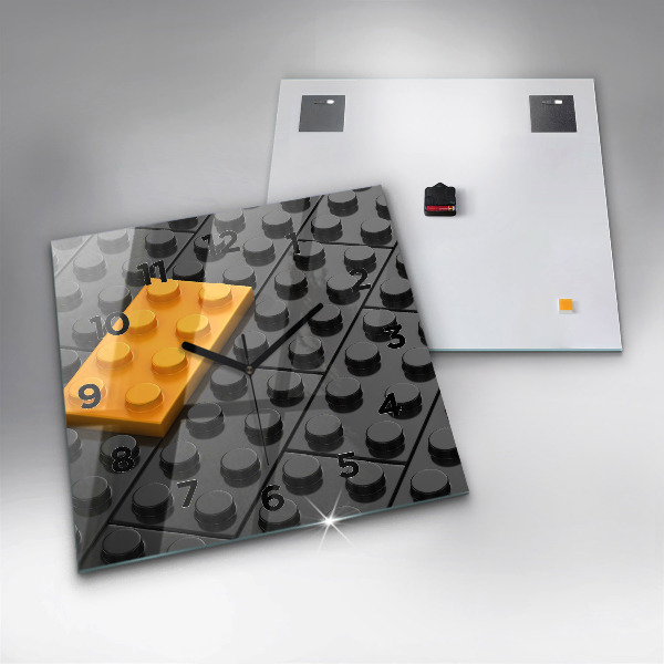 Szögletes fali üvegóra Játék blokkok