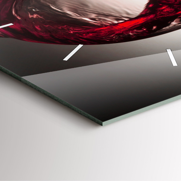 Szögletes fali üvegóra Pohár bor