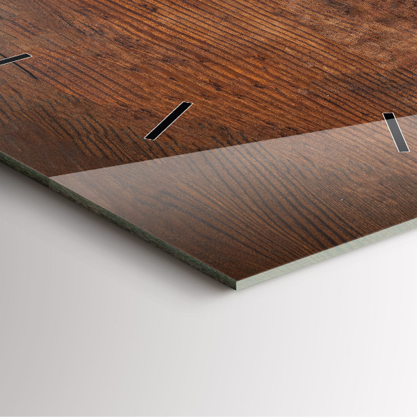 Szögletes fali üvegóra Régi fa