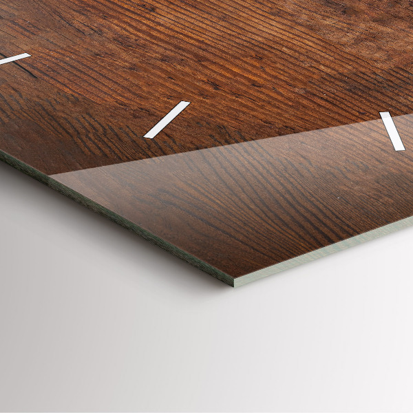 Szögletes fali üvegóra Régi fa