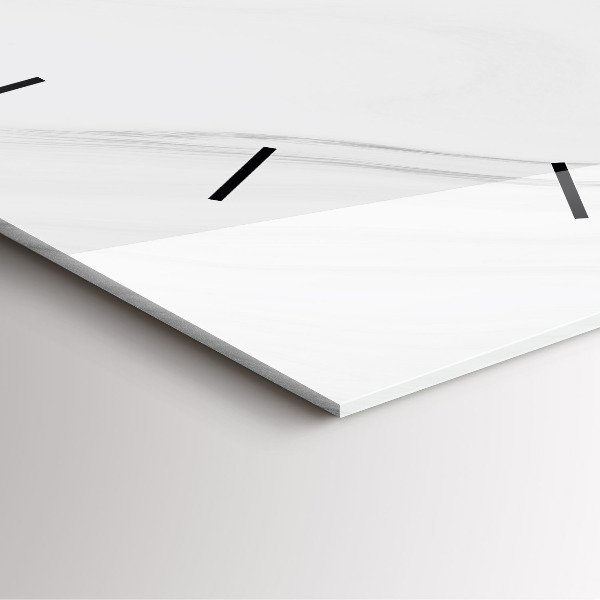 Szögletes fali üvegóra Dekoratív márvány