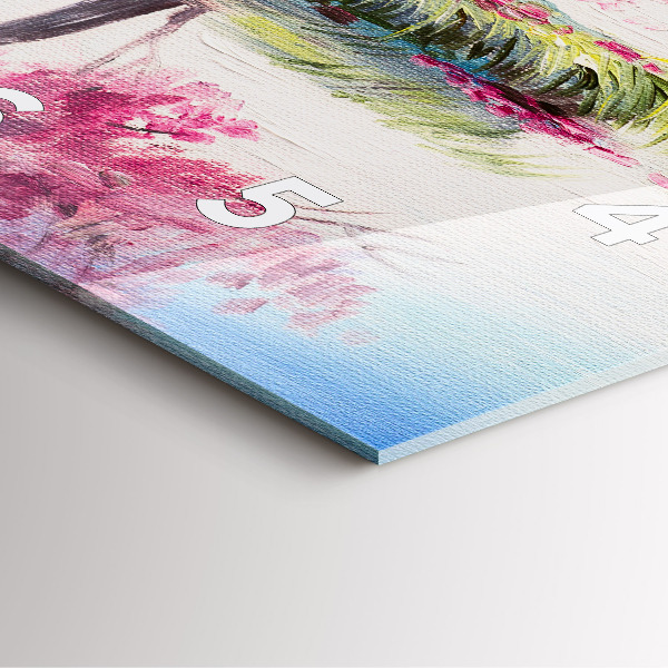 Szögletes fali üvegóra Fa mozaik