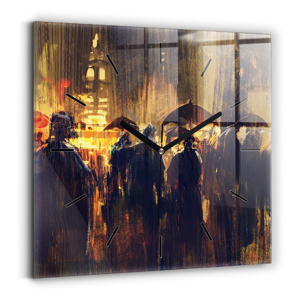 Szögletes fali üvegóra Impresszionizmus a művészeti piactéren