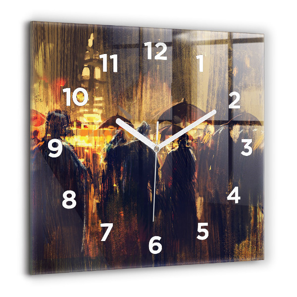 Szögletes fali üvegóra Impresszionizmus a művészeti piactéren