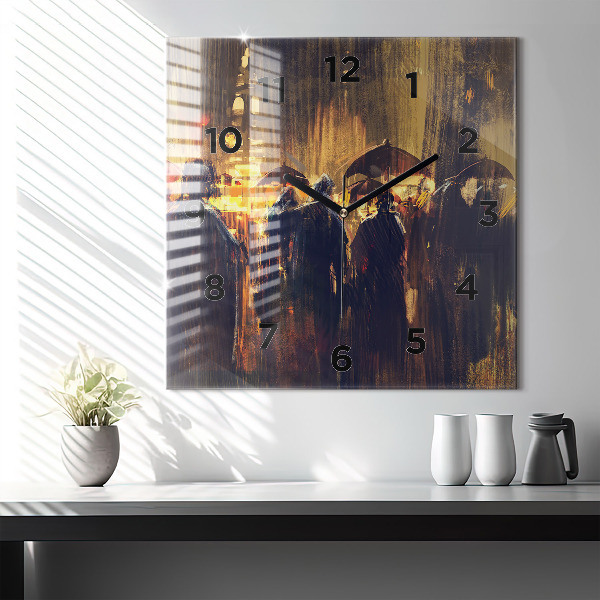 Szögletes fali üvegóra Impresszionizmus a művészeti piactéren