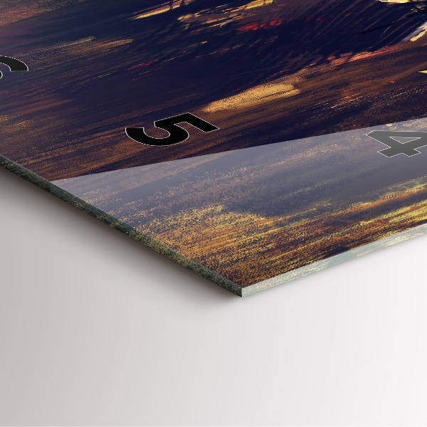 Szögletes fali üvegóra Impresszionizmus a művészeti piactéren